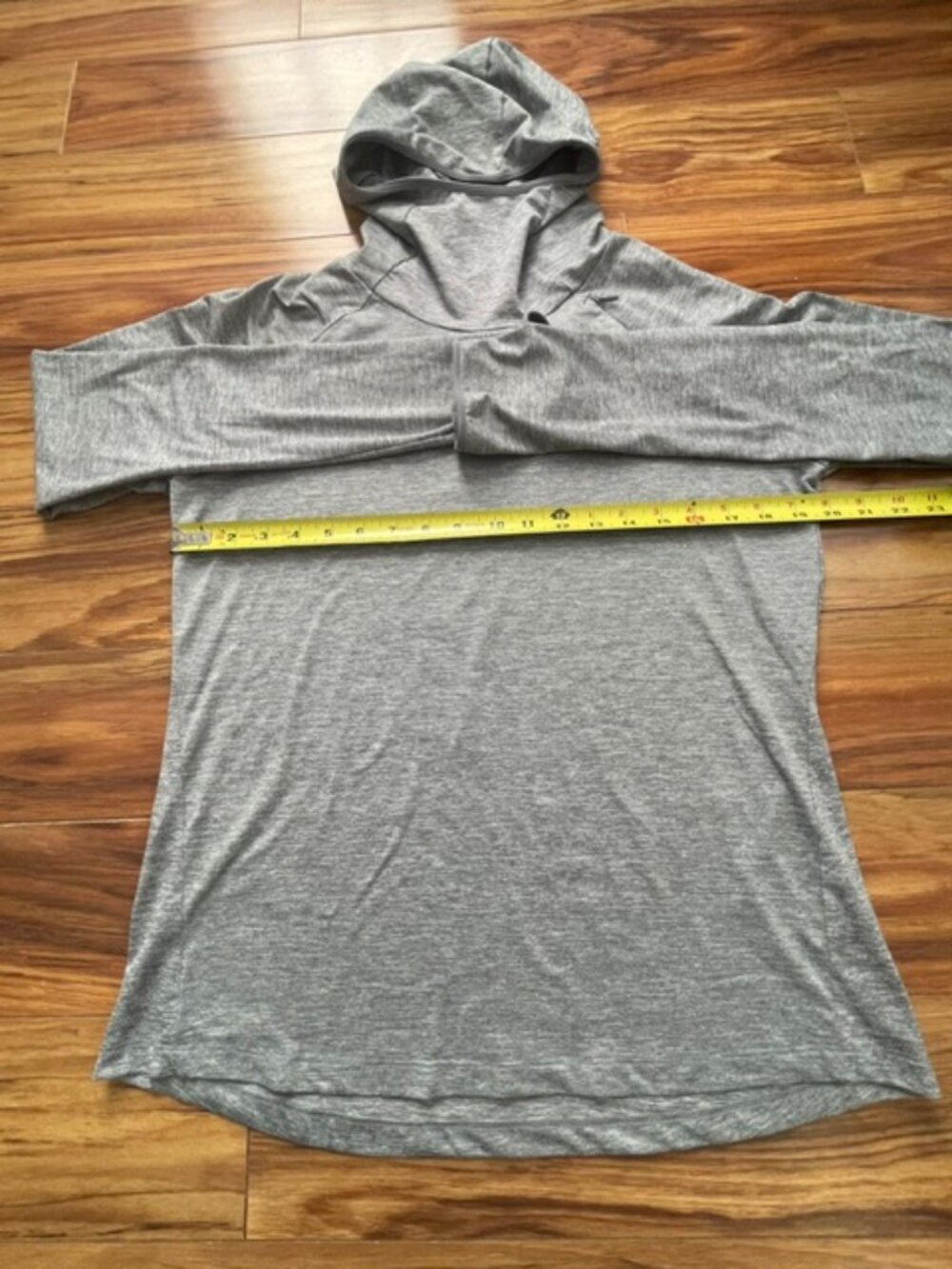 Nike Women's Dri-FIT Long Sleeve Running Hoodie Sweatshirt, Gray, Size L - Picture 6 of 7
